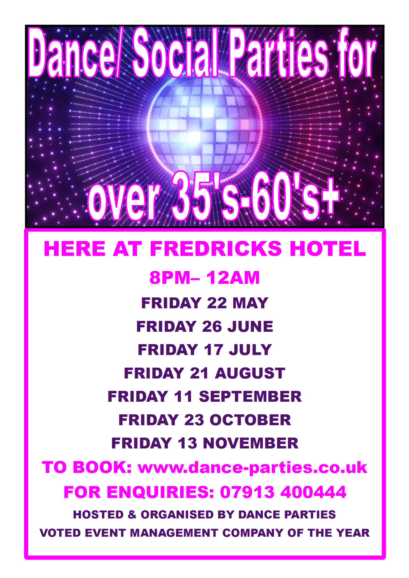 Fredricks Hotel- May- Nov (4) conv 1